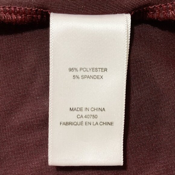 GUILLAUME Plus-size maroon velvet short-sleeve top ~ Goth XXL 2X XXXL 3X shirt - Picture 10 of 12